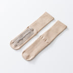 Women's Crew Pilates Grip Socks - Beige