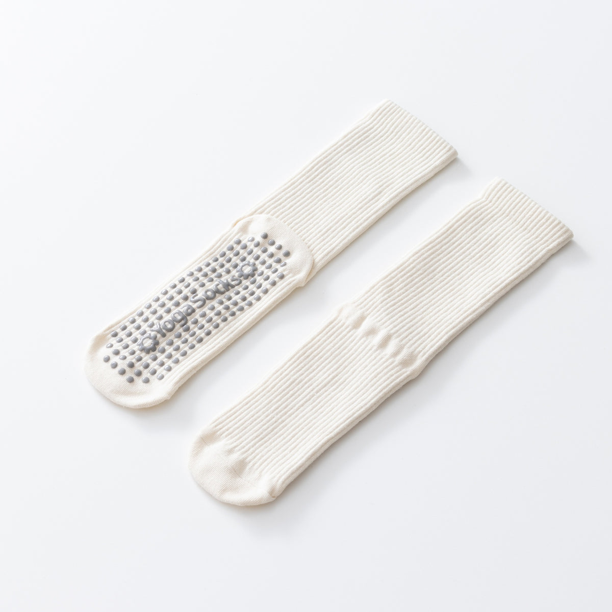 Women's Crew Pilates Grip Socks - White