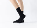Crew Non-slip Yoga Socks Women - Black