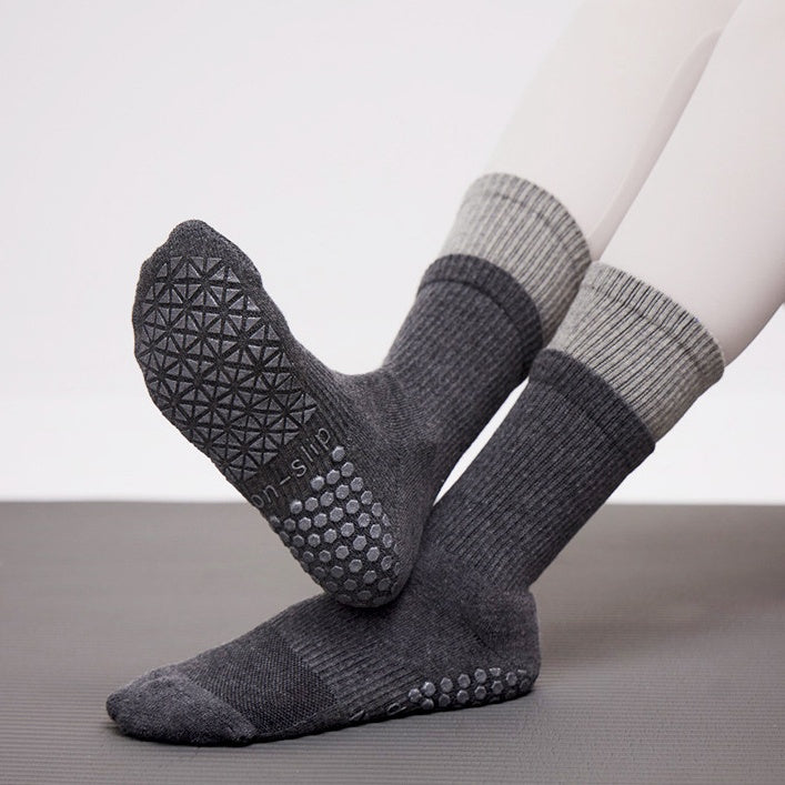 Layered Grip Socks Women - Dark Gray