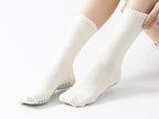 Crew Non-slip Yoga Socks Women - White