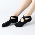 Women's Ballet Cross Grip Socks - Black
