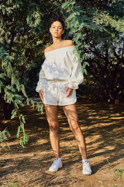 Marshmallow Lounge Shorts - White