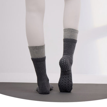 Layered Grip Socks Women - Dark Gray