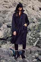 Wadi Trail Sunscreen Long Coat - Black