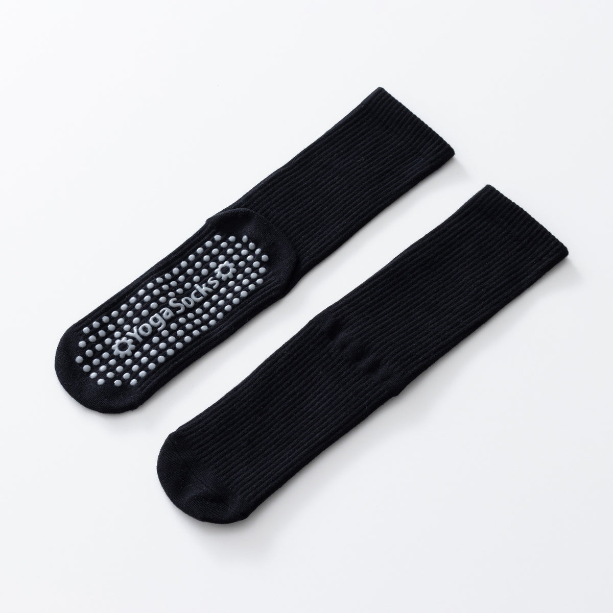 Women's Crew Pilates Grip Socks - Black