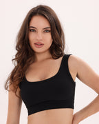 Oceanline Rib Bra - Black