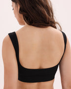 Oceanline Rib Bra - Black