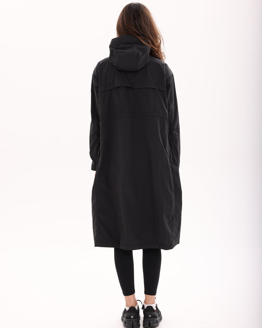 Wadi Trail Sunscreen Long Coat - Black