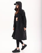 Wadi Trail Sunscreen Long Coat - Black
