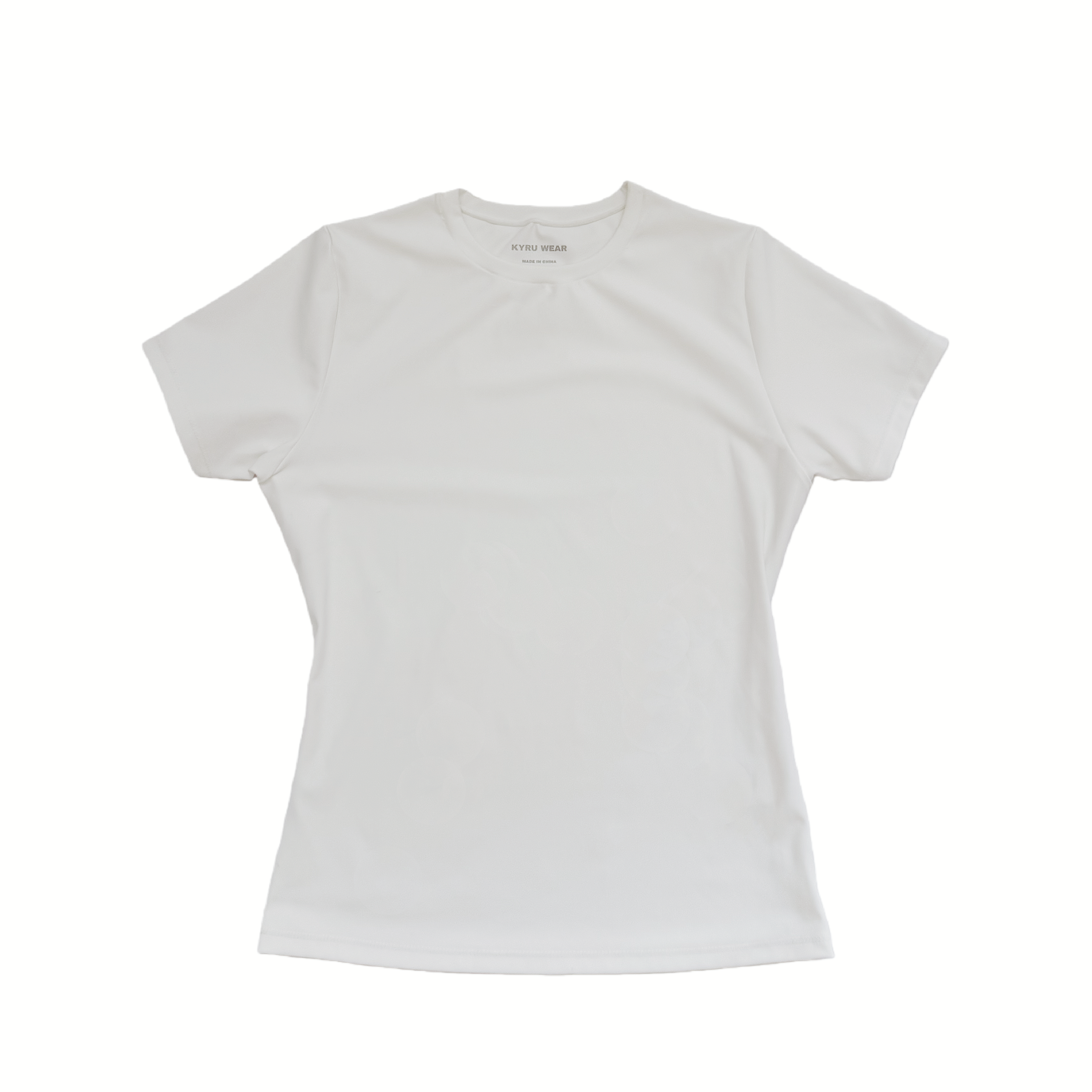 Wave Fitted Short Sleeve T-Shirt - White