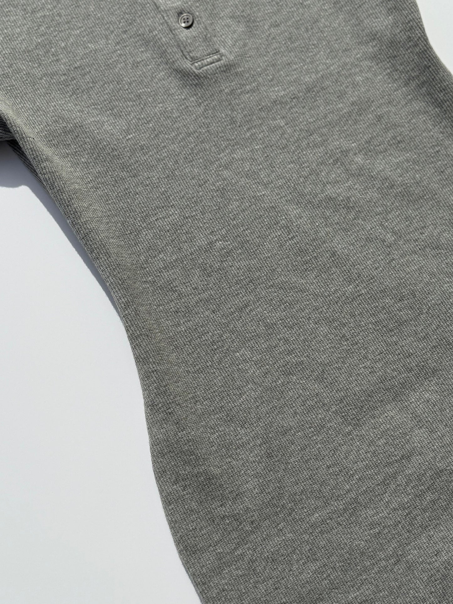 Soft Curve Polo Dress - Gray