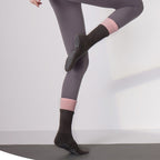 Layered Grip Socks Women Gray Pink