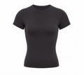 Wave Fitted Performance T-Shirt - Dark Gray