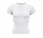Wave Fitted Performance T-Shirt - White