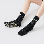 Women's Mochi Cat Grip Socks - Black