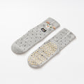 Women's Mochi Cat Grip Socks-Gray