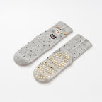 Women's Mochi Cat Grip Socks-Gray