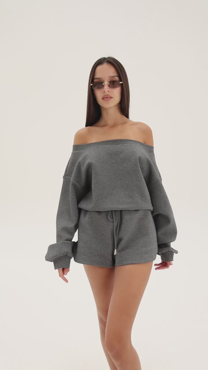 Marshmallow Lounge Set - Dark Gray