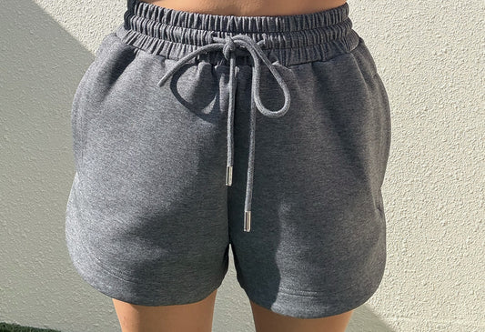 Marshmallow Lounge Shorts - Dark Gray
